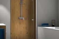 Palme Duschabtrennung Avito Zero Dusche Duschkabine Bad Badezimmer Falttuer Nische Weiss Platzsparend Gefaltet 300×300