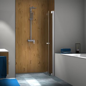 Palme Duschabtrennung Avito Zero Dusche Duschkabine Bad Badezimmer Falttuer Nische Weiss Platzsparend Gefaltet 300×300