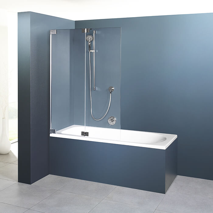 Palme-Duschabtrennung-Badewannenfaltwand-Faltwand-Badewanne-Dusche-Duschkabine-Bad-Badezimmer-Avito-Zero-Klappwand