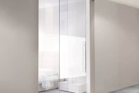 Palme-Duschabtrennung-Raumtrennwand_Trennung_Schiebetuer_Raumschiebetuer_Piana_Wohnraum_Glasschiebetuer_Glas_ESG_Bad_Schlafzimmer_Mattierung