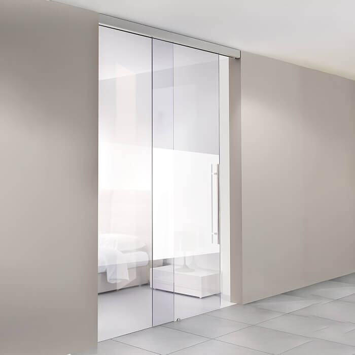 Palme-Duschabtrennung-Raumtrennwand_Trennung_Schiebetuer_Raumschiebetuer_Piana_Wohnraum_Glasschiebetuer_Glas_ESG_Bad_Schlafzimmer_Mattierung