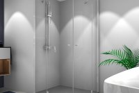 PALME FENIX Runddusche Schneeweiss