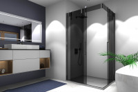 Piana Slide Vario Eckkabine Rauchglas