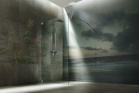 WALK-IN AVITO Zero Trennwand in Cenit-Chrom