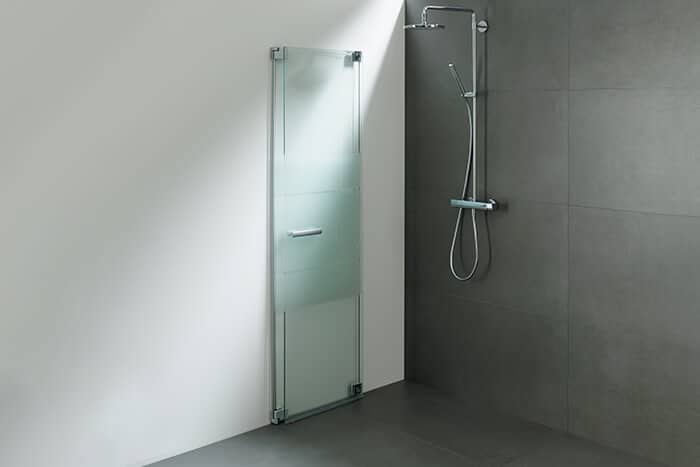 WALK-IN Dusche mit Faltelement